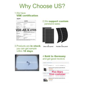 400wp 600wp 800wp Plug and Play Balcony Solar System 230v Output for Easy Roof