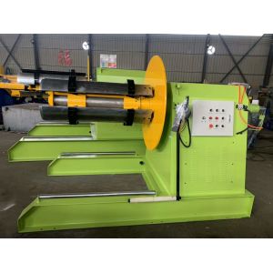 China 380v 50hz Hydraulic Decoiler Machine For Steel Plate Low Noise Easy Operation on sale