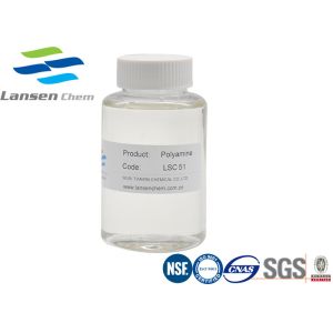 42751-79-1 Liquid Cationic Polyamine Flocculant Waste Water Treatment Organic