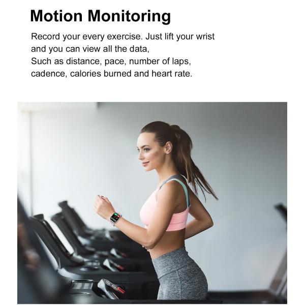 DT100 44mm Smart Watch Series6 Men Bluetooth Call 1.75" Full Touch ECG Blood Pressure Women Find Mobile PhonSmartwatch