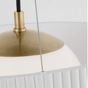 WS 5000 Arena 18" Ring And Globe Chandelier Bronze / Polished Nickel / Hand