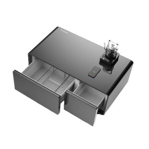 CE Certified Modern Steel and Tempered Glass Smart Coffee Table with Music