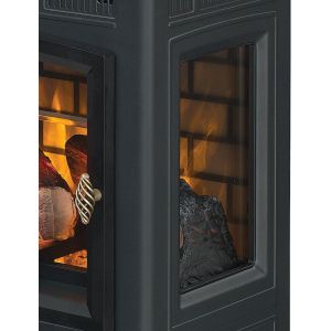 1000 Square Feet Heating Area Electric Fireplace with 3D Flame and Eco-friendly