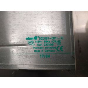EBM-PAPST D2E097 Series Centrifugal Cooling Fan D2E097-CB11-32 BLWR CENT