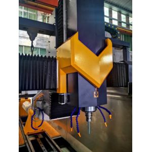 4 Axis Column CNC Stone Carving Machine For Marble Cutting And Granite Engraving