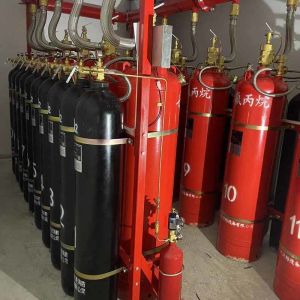 Red FM200 Cabinet System Customized Fire Protection Level A Class