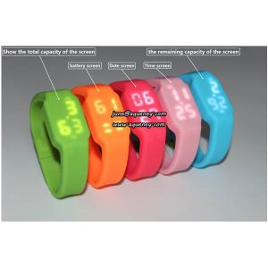 Custom new silicone led watch sports watch with cheap price