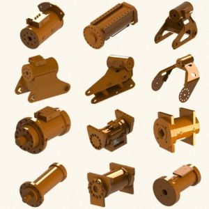 Customized Spiral Swing Oil Cylinder for Construction Machinery Joint Area