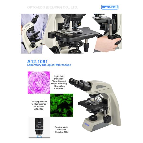Opto-Edu A12.1061 Abbe Condenser Binocular 22mm Laboratory Biological Microscope