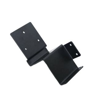 Black Anodized Auto Stamping Parts Custom-made by OEM Sheet Metal for Order