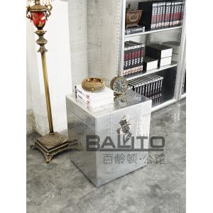 classical old style antique aluminium storage CASE furniture