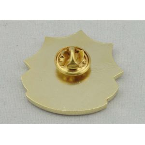 35 mm Collectable Hard Enamel Pin Gift , 3D Design Die Struck Gold Plating
