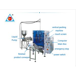 Vertical Yogurt packaging machine curry food paste kids fruit juice plastic stick mayonnaise sauce jam sachet packing ma