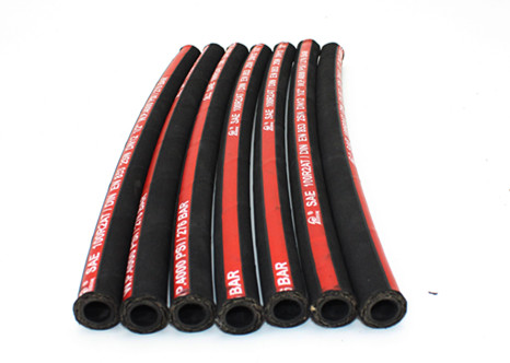 Quality DN13 ID1/2" Two Wire Braid High Pressure Hydraulic Hose For Heavy Machinery wholesale