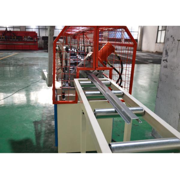 Quality Omega Furring Channel Cold Stud And Track Roll Forming Machine With Single Chain wholesale