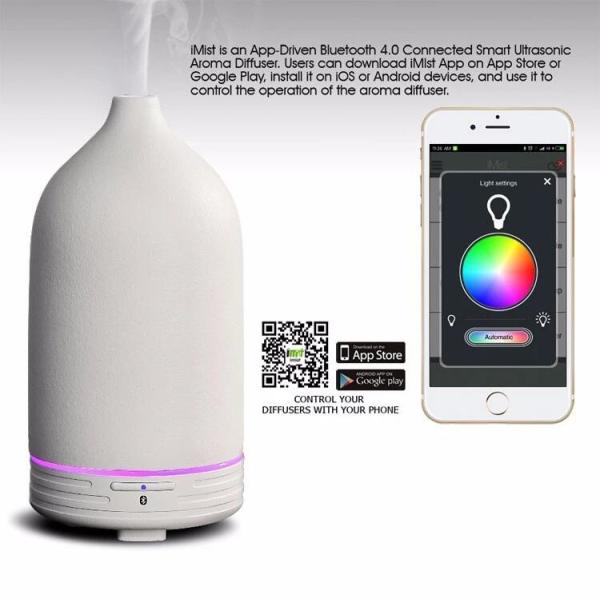 Quality iMist bluetooth control Wireless Bluetooth Smart Ultrasonic Aroma Diffuser iMist01C GK-iMist01C wholesale