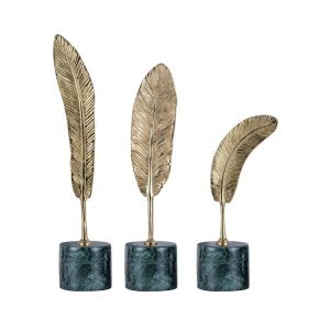 Modern Tabletop Leaf Shape Decorative Arts And Crafts