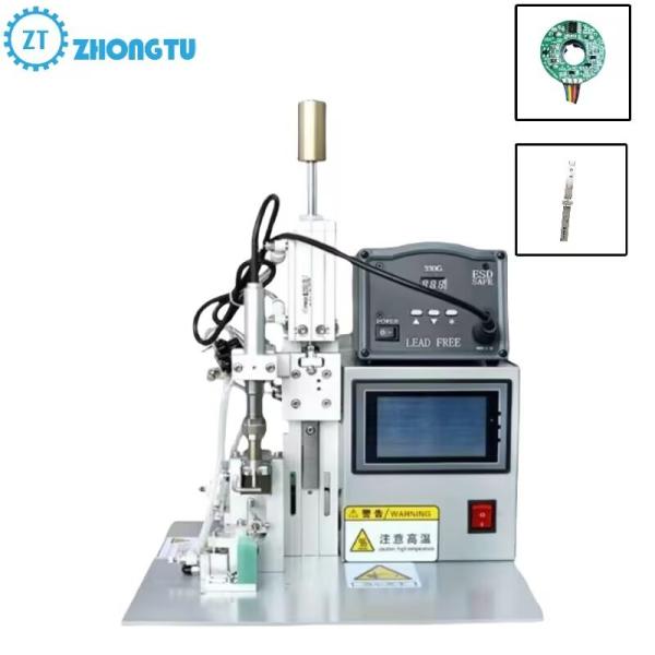 160w Semi Automatic Soldering Machine For USB Cable PCB Circuit Board Wires