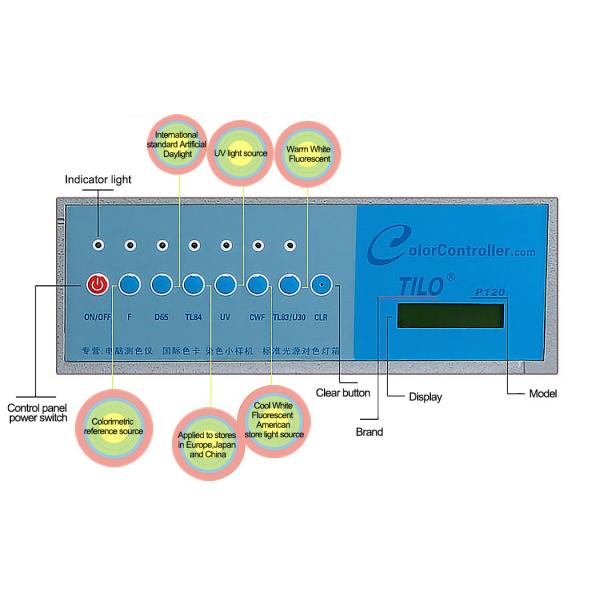 Large Size 120cm Light Box Color Assessment Cabinet D65 TL84 CWF F UV TL83