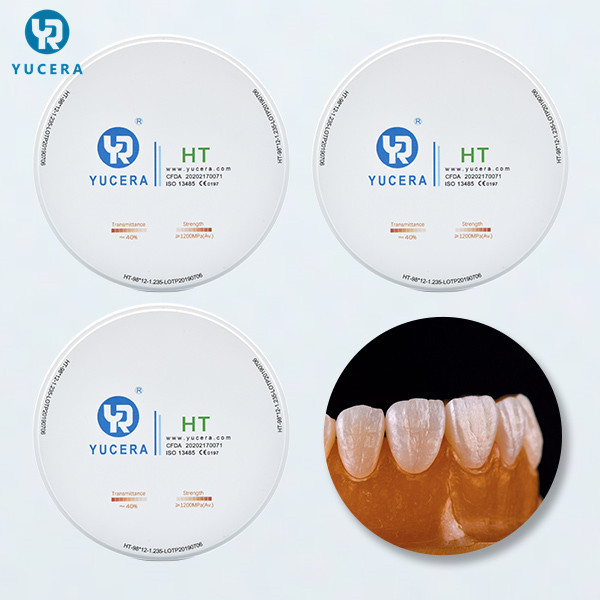 Quality CE CAD CAM Milling 1200MPA Dental Zirconium Blank For D98 System wholesale