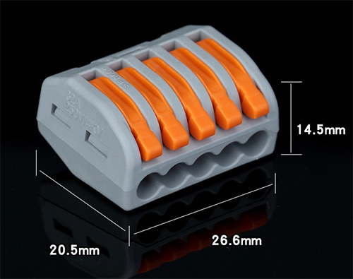 5 way fast cable connector