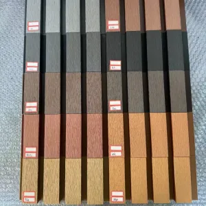 China Natural Wood Grain Texture Exterior Wpc Wall Panel Rosewood Maple Reddish Brown Teak on sale