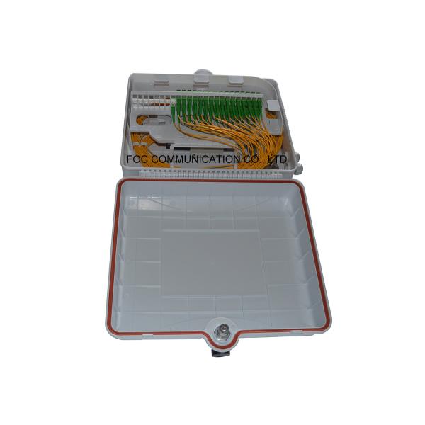Quality Fiber Splitter Termination Box 48 Core Pre-loaded With 1x32 PLC ABS Module Type wholesale
