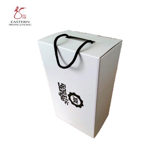 Quality White Recycled Shoes Packaging Folding Cardboard Boxes CMYK Printing wholesale