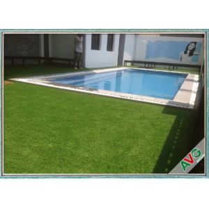 Good Stiffness Garden Artificial Grass With W Shaped Yarn