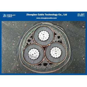 8.7 - 15KV Steel Tape Armored Medium Voltage Power Cables Custom Out Sheath