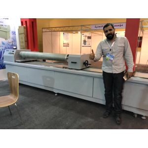 High Efficiency Pre Printing Uv Laser Engraver , Rotary Engraving Machine