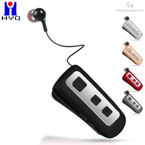 TPE In Ear Business Bluetooth Earphone 100mAH Retractable Wireless Earbuds