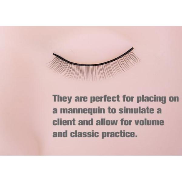 Natural Shape False Strip Eyelashes Thick False Eyelashes For Small Eyes