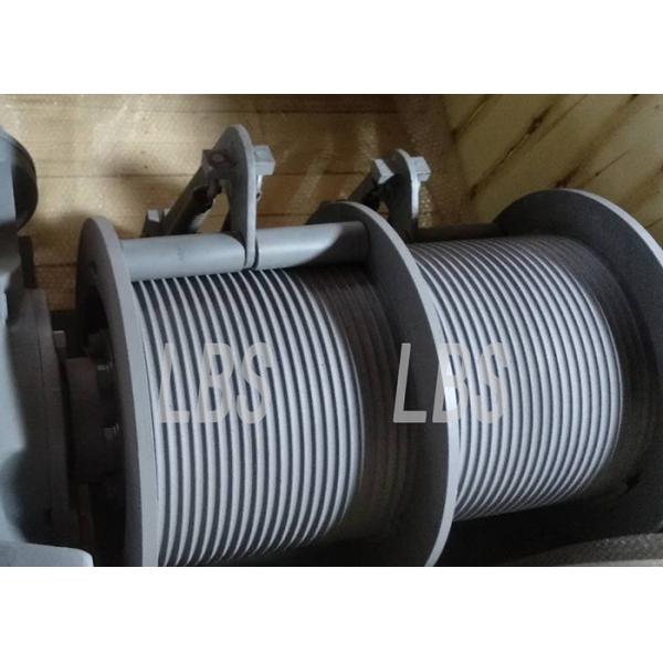 Quality 35m / Min Electric Wire Rope Winch Machine With Two Grooved Drums wholesale