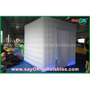 Portable Photo Booth White Oxford Cloth Inflatable Photo Booth Props Kiosk With