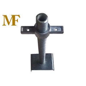 China M30 Scaffold Screw Jack Acrow Prop Adjustable Base Sliver Screw Rod Base on sale