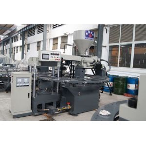 One Color PVC Crystal Plastic Shoes Making Machine With Oil Pressure Circuit