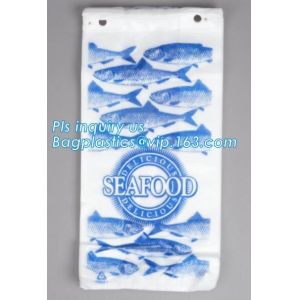 China Suppliers LDPE Very Strong Plastic Ice Bag With Drawstring, leakproof ice