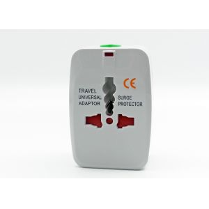 2 USB Port Charger Electric Plug Adapter , Universal World Power Plug Adapter