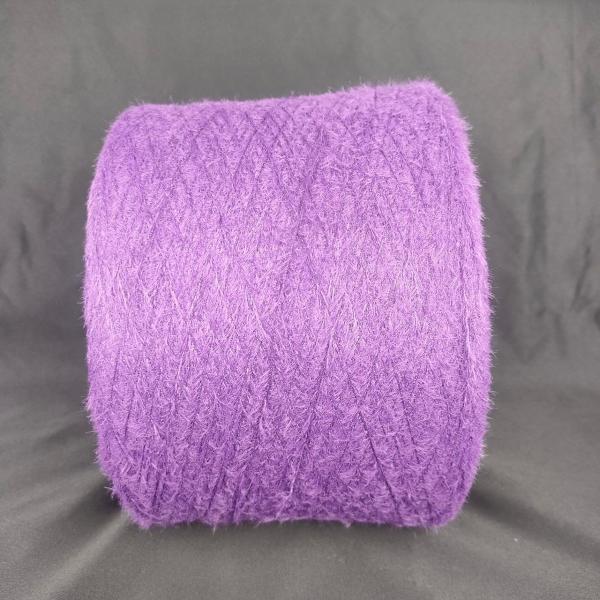 1.3CM 100% Purple Polyester Feather Yarn Eyelash Yarn Fancy Soft Yarn For Knitting Fabrics