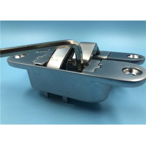 Pearl Chrome Left Open Concealed Hinges For Interior Doors 35mm Thickness