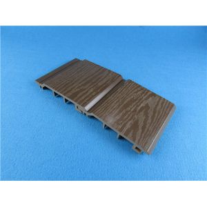 Mouldproof Wood Plastic Composite WPC Exterior Wall Cladding Grey Color