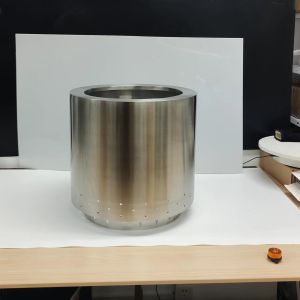 China 15L Capacity Silver 304 Stainless Steel Portable Fire Pit for Outdoor Heating Promotion on sale