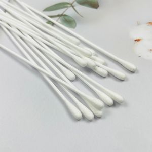 6inches Cotton Applicator With Solid Handle Disposable Sampling Swab Customize