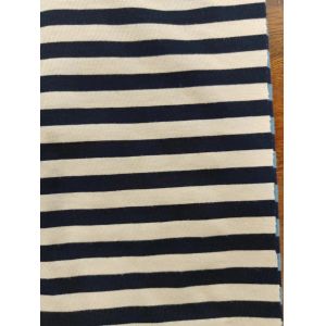Anti-Pilling And Not Easily Deformed Soft Cotton ​Striped Material Fabric For T