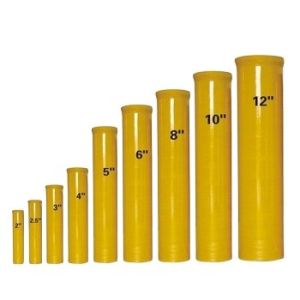 Cheap Fiberglass Firework Cake Shell Fireworks 3in 4in Mortar Tubes For Parties for sale