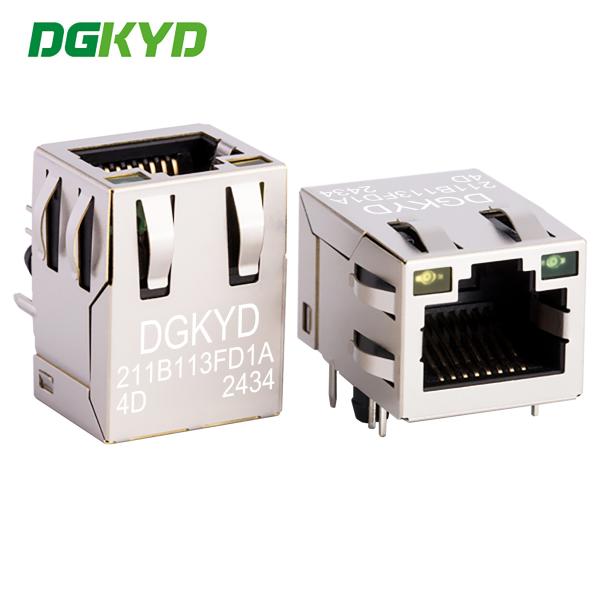 10/100BASE RJ45 Connector Network Interface Ethernet Filtering DGKYD211B113FD1A4