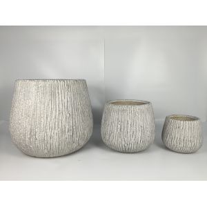 Frost Resistant Fiber Clay Planter Waterproof And Fireproof