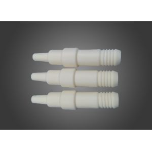 China Heat Resistance Inner External Threaded al2o3 Alumina Zirconia Ceramic Tube 99.7% al2o3 on sale