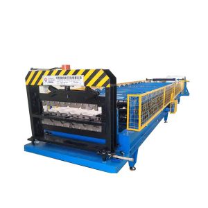 Color Steel Roof Panel Roll Forming Machine Standing Seam Forming Machine 8-12m